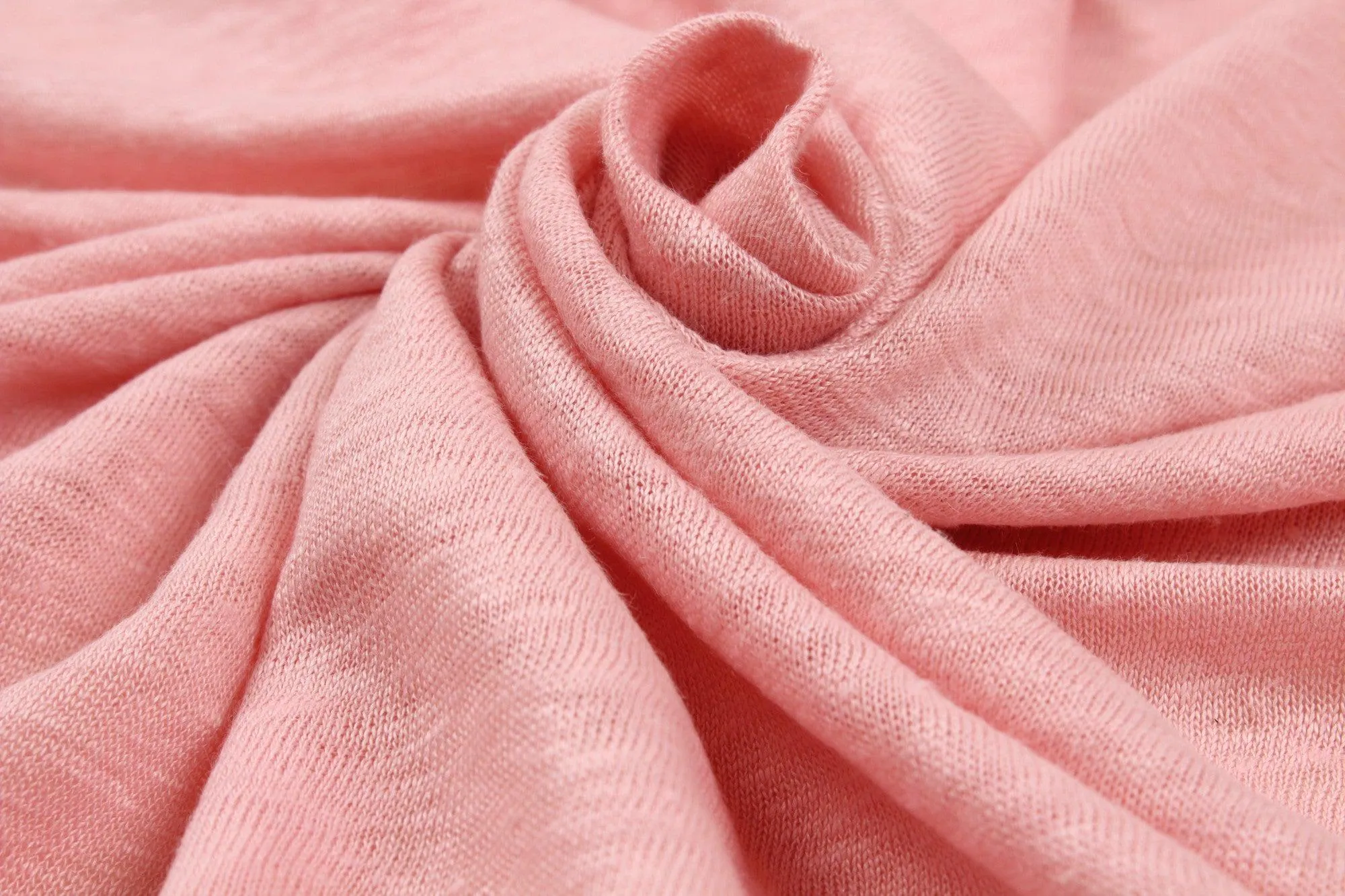 10 Mts Roll - Soft Linen Single Jersey (Bridal Rose) - OFFER: 9,50€/Mt