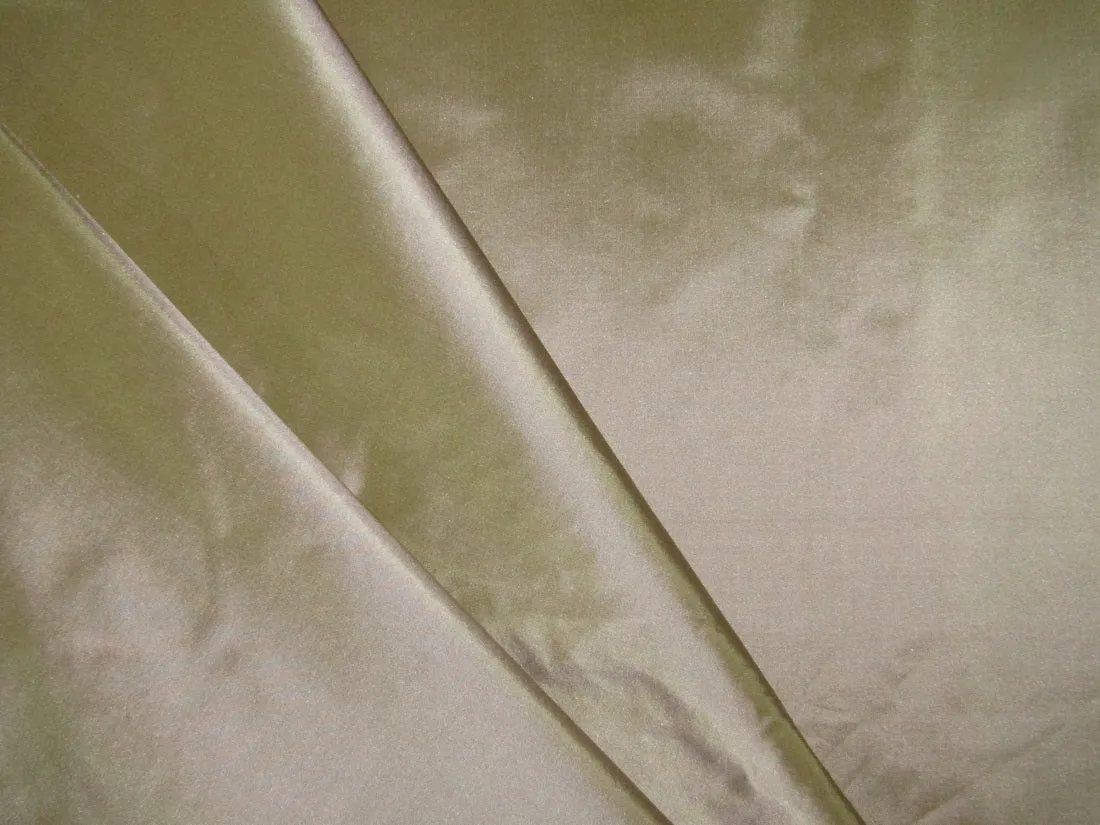 100% Pure Silk Taffeta 32 MOMME pastel pink x beige [golden beige] color 54" wide TAF313