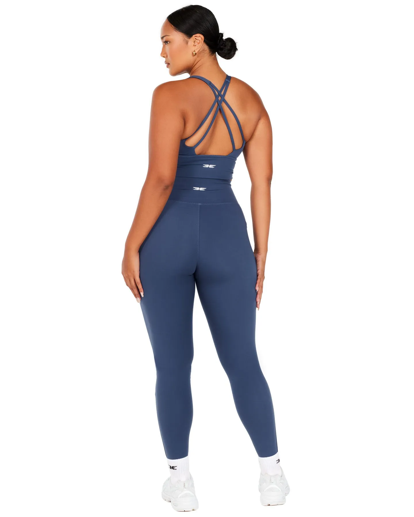 Aura Bonded Ascend Leggings - Soft Navy