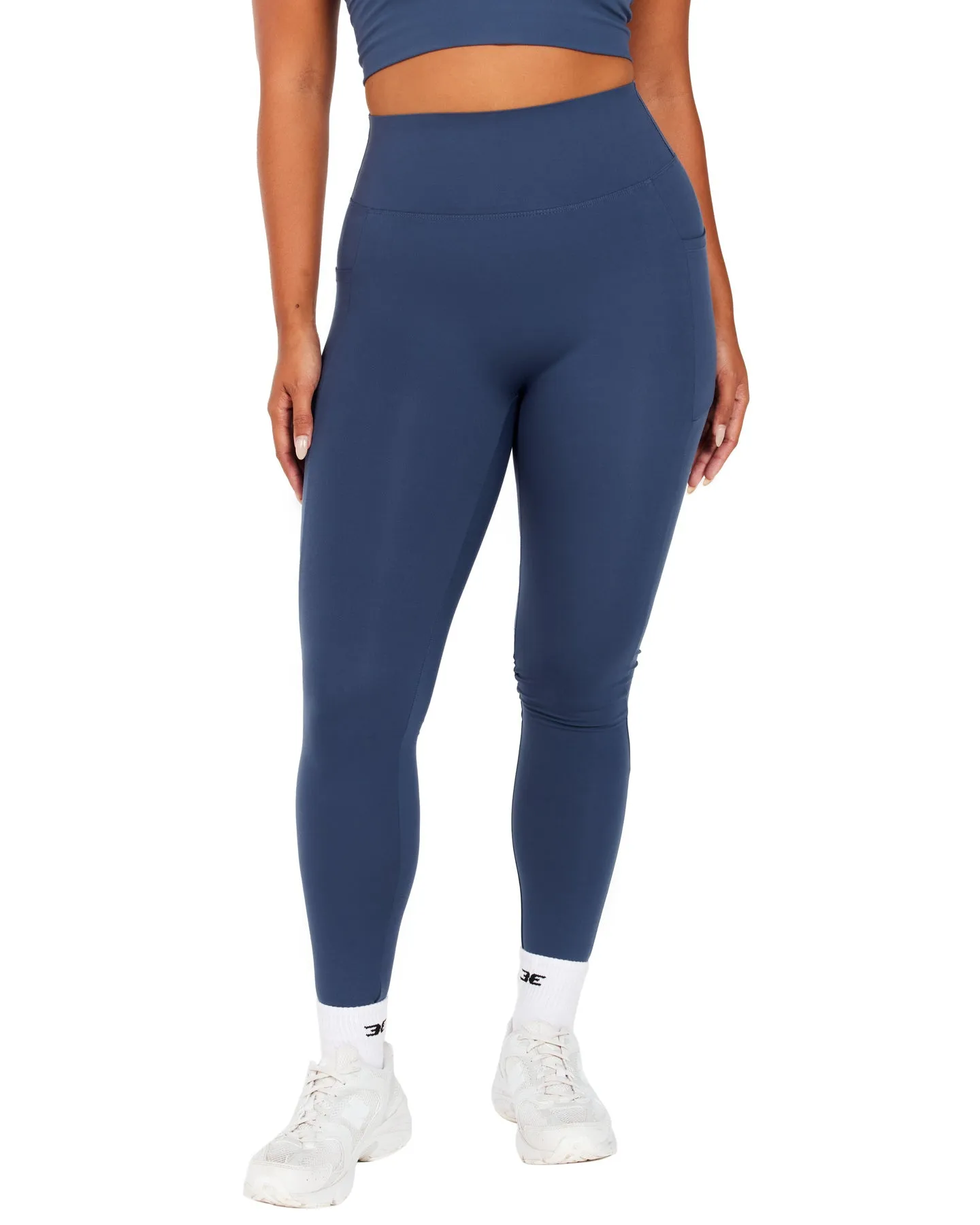 Aura Bonded Ascend Leggings - Soft Navy