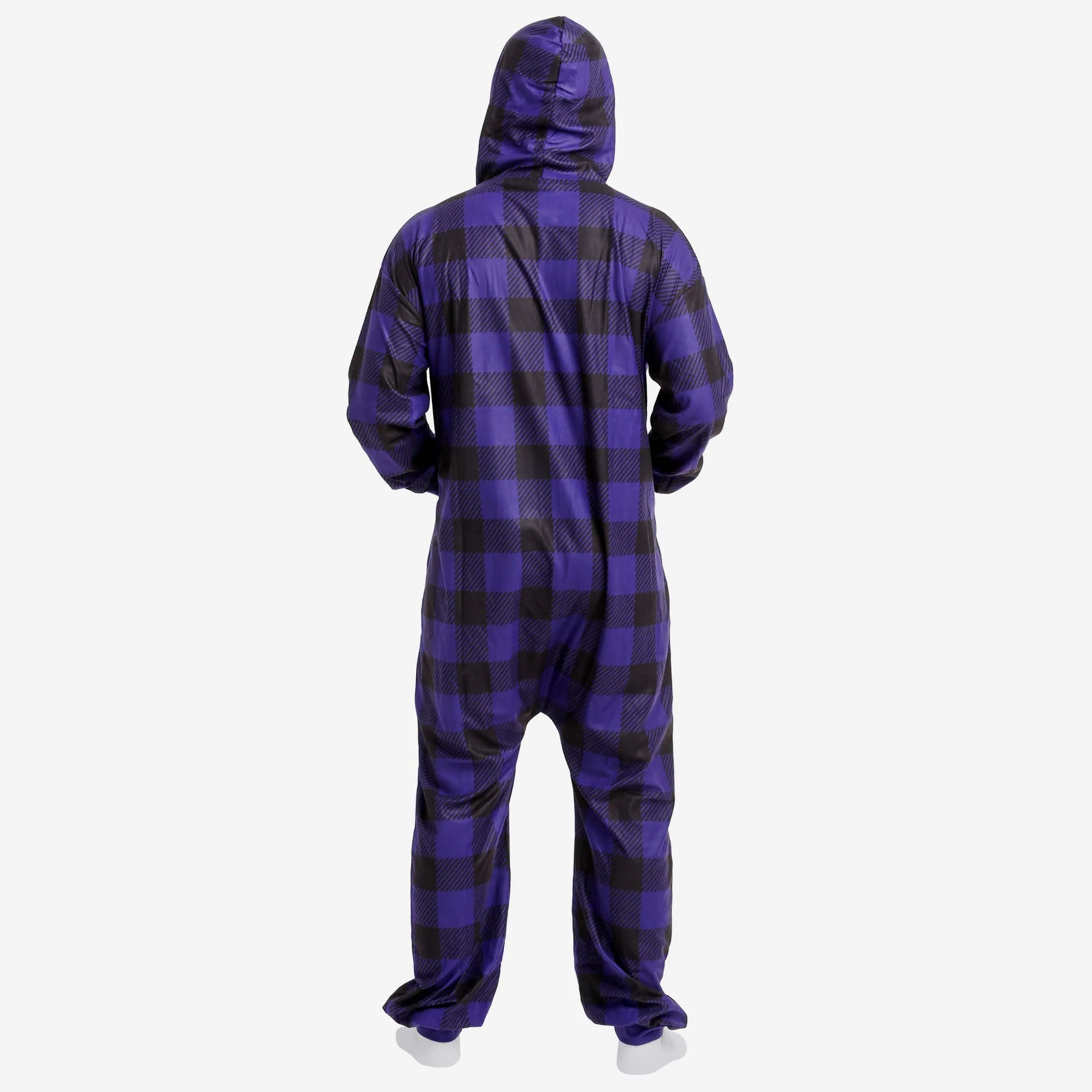 Baltimore Ravens Plaid One Piece Pajamas