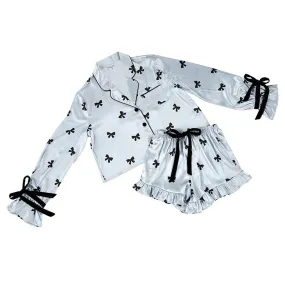 Black Bows PJ Set