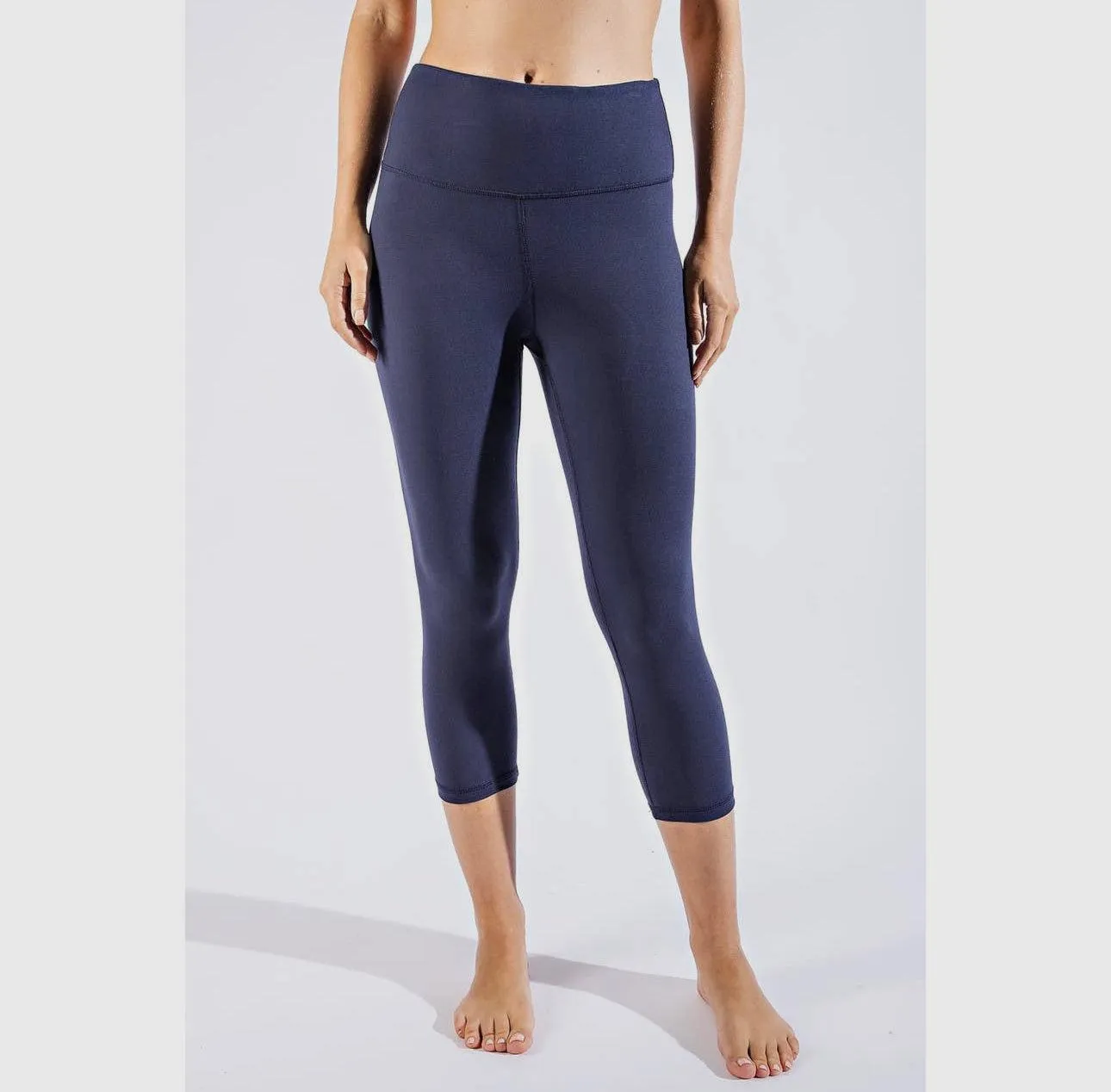 Butter Soft Capri Length Leggings - Nocturnal Navy