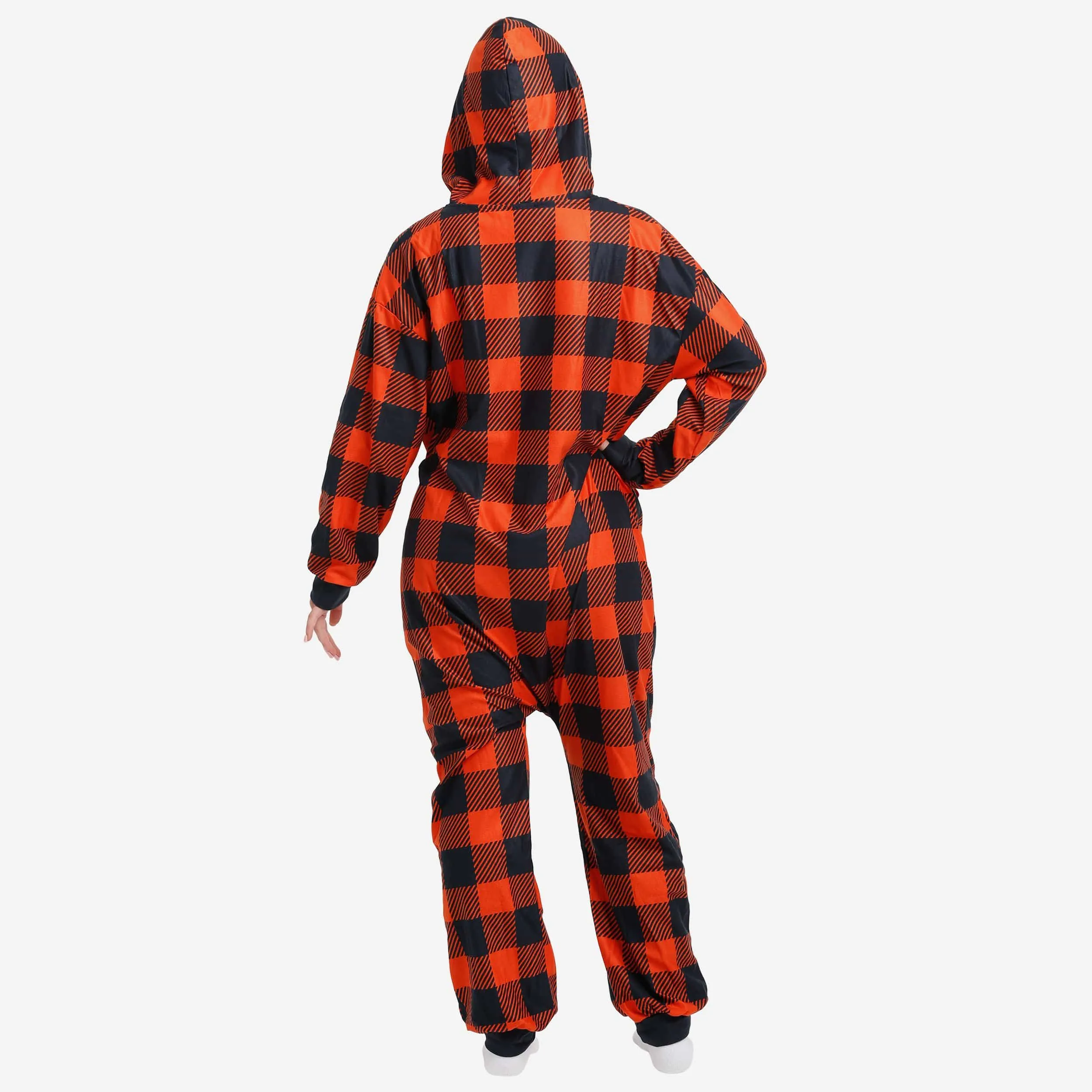 Chicago Bears Plaid One Piece Pajamas