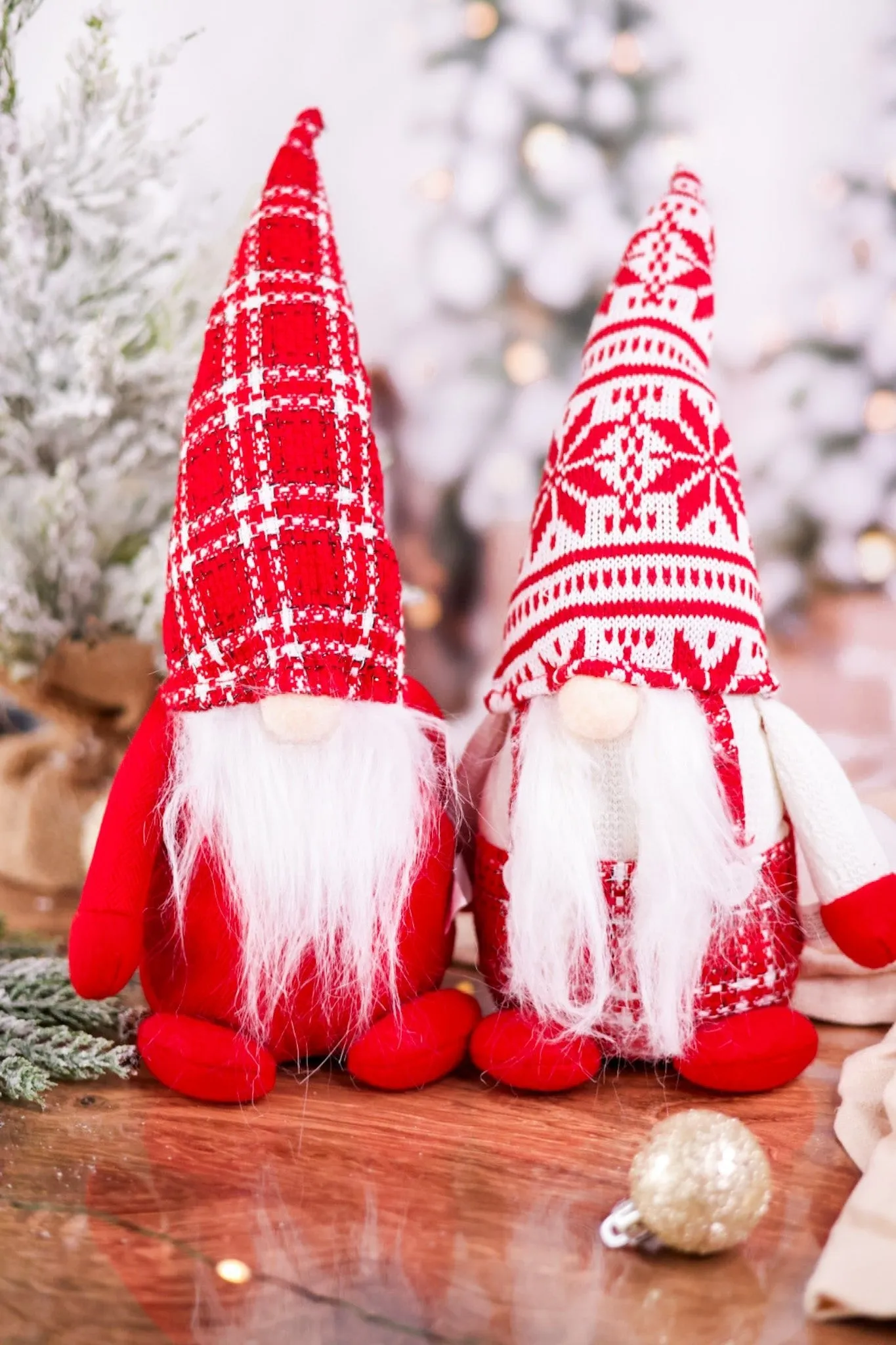 Cozy Christmas Pajama Plush Gnomes (2 Styles) FINAL SALE