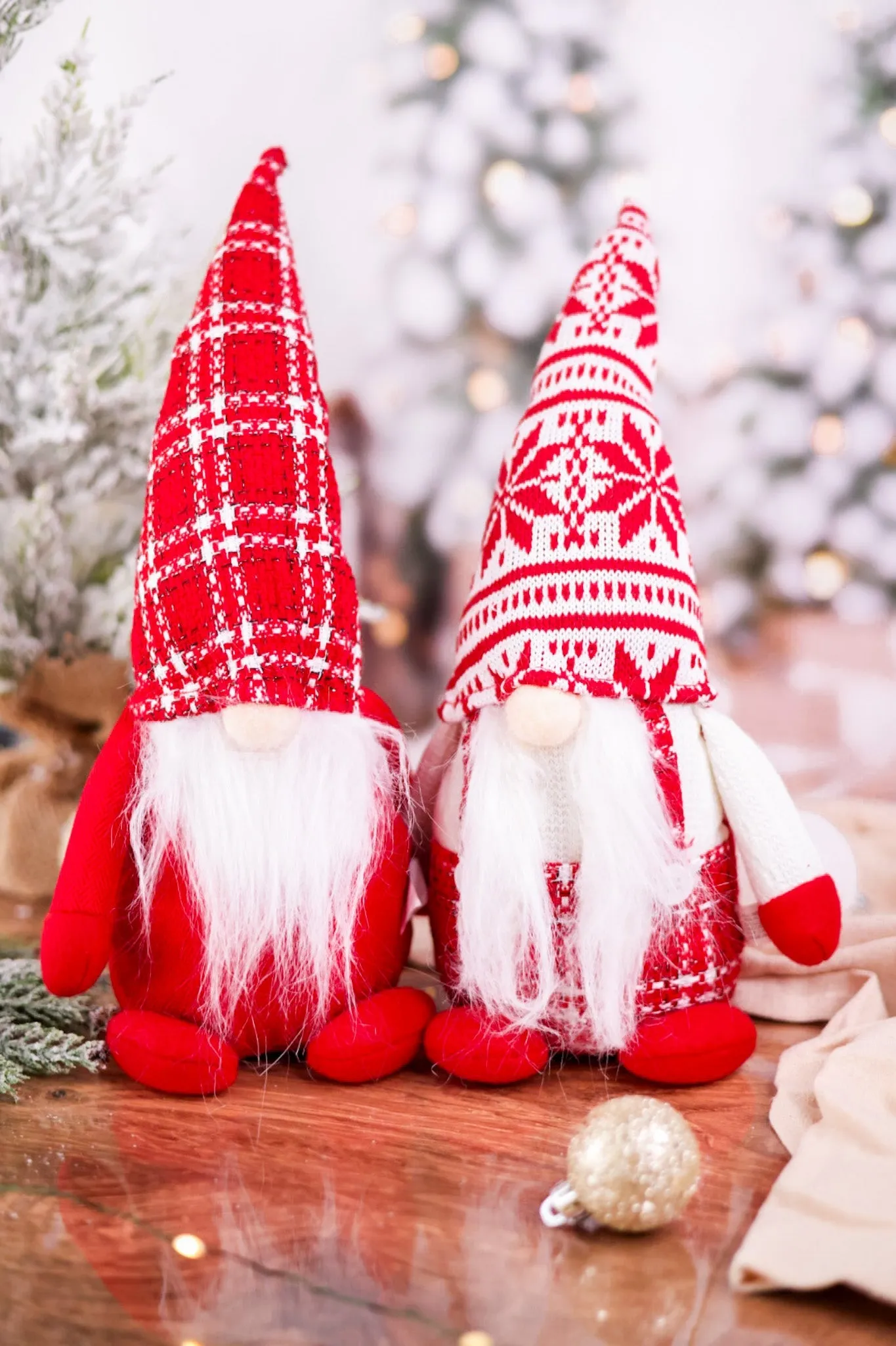 Cozy Christmas Pajama Plush Gnomes (2 Styles) FINAL SALE