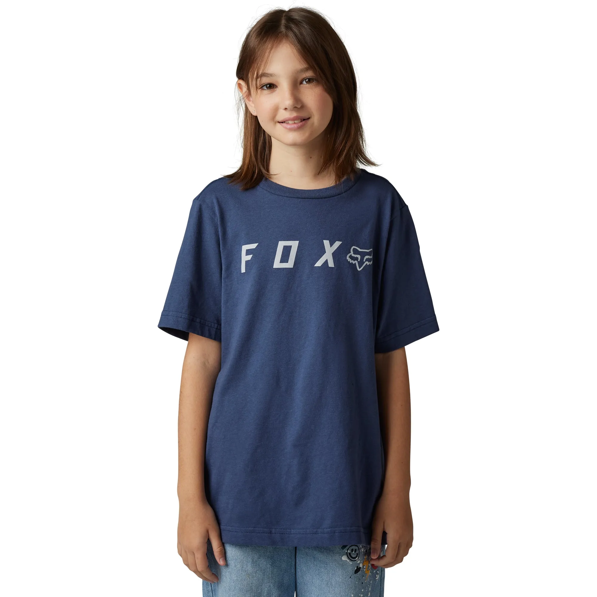 Fox Racing  Youth Absolute Short Sleeve Tee T-Shirt Lightweight Deep Cobalt