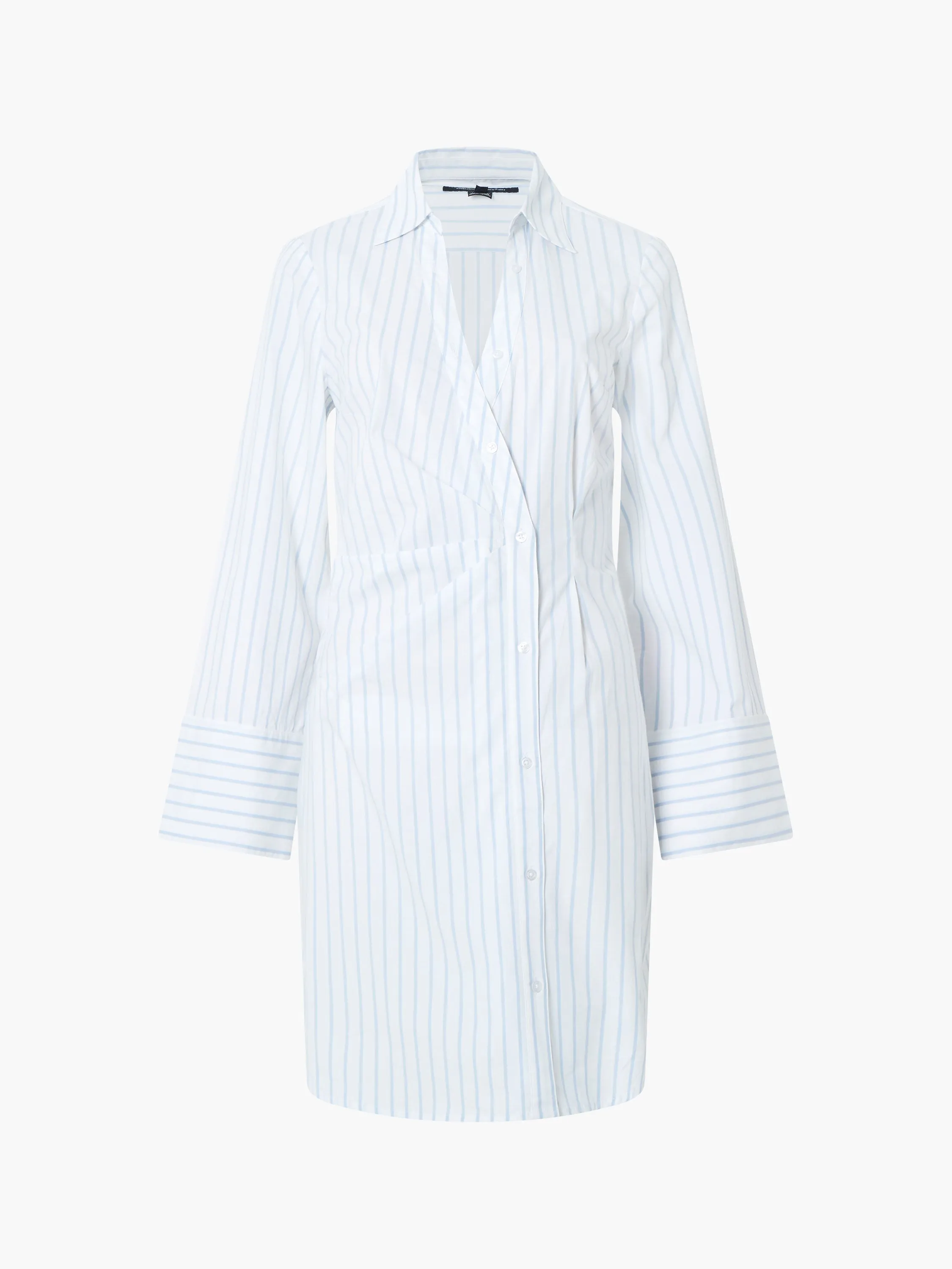 Isabelle Striped Poplin Shirt Dress