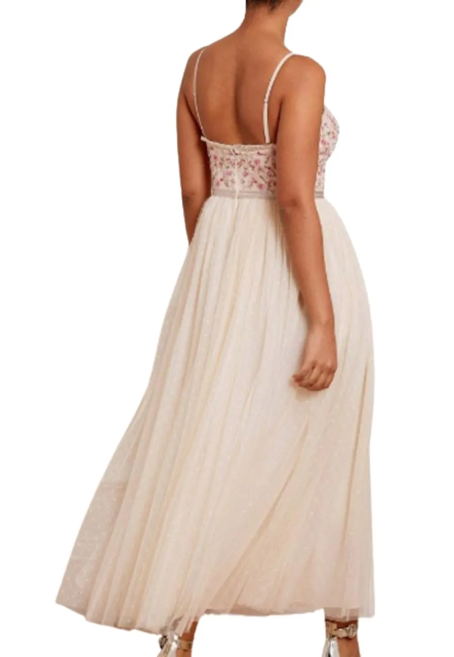 Ivory Rosie Lace Cami Maxi Dress