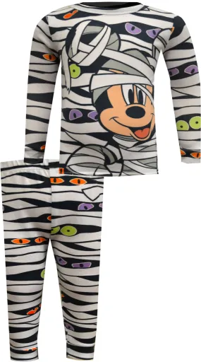 Mickey Mouse Mummy Halloween Toddler Ultra Soft Pajama