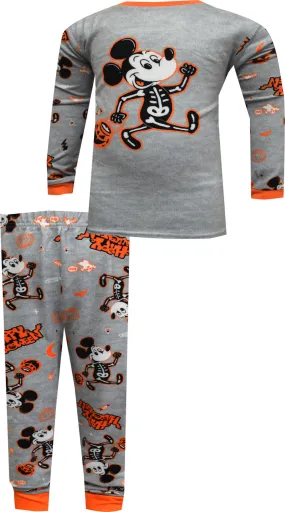 Mickey Mouse Skeleton Halloween Ultra Soft Pajama