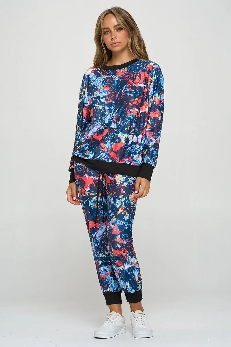 Mosaic Illusion Loungewear Set