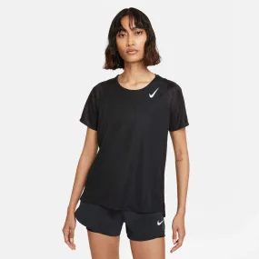 Nike | Women's Dri-FIT Race Short-Sleeve Running Top - Black