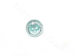 Pastel Blue Flower Acrylic Button