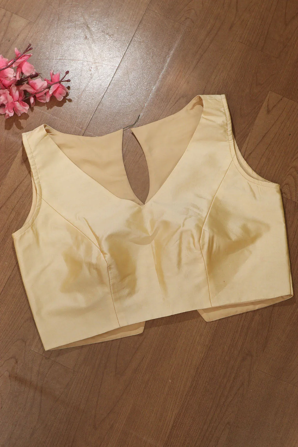 Pastel Silk Non Padded Blouse - Elegant and Chic