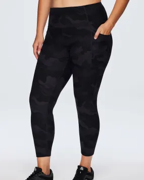 Plus Camo Super Soft Legging | Black