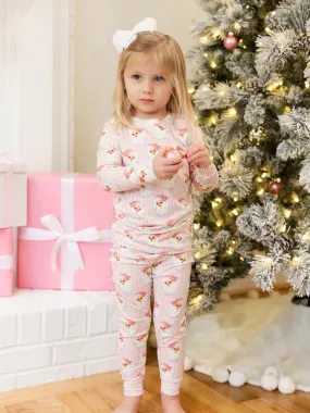 "Santa Baby" Toddler Pajama Sets - 2 Colors!