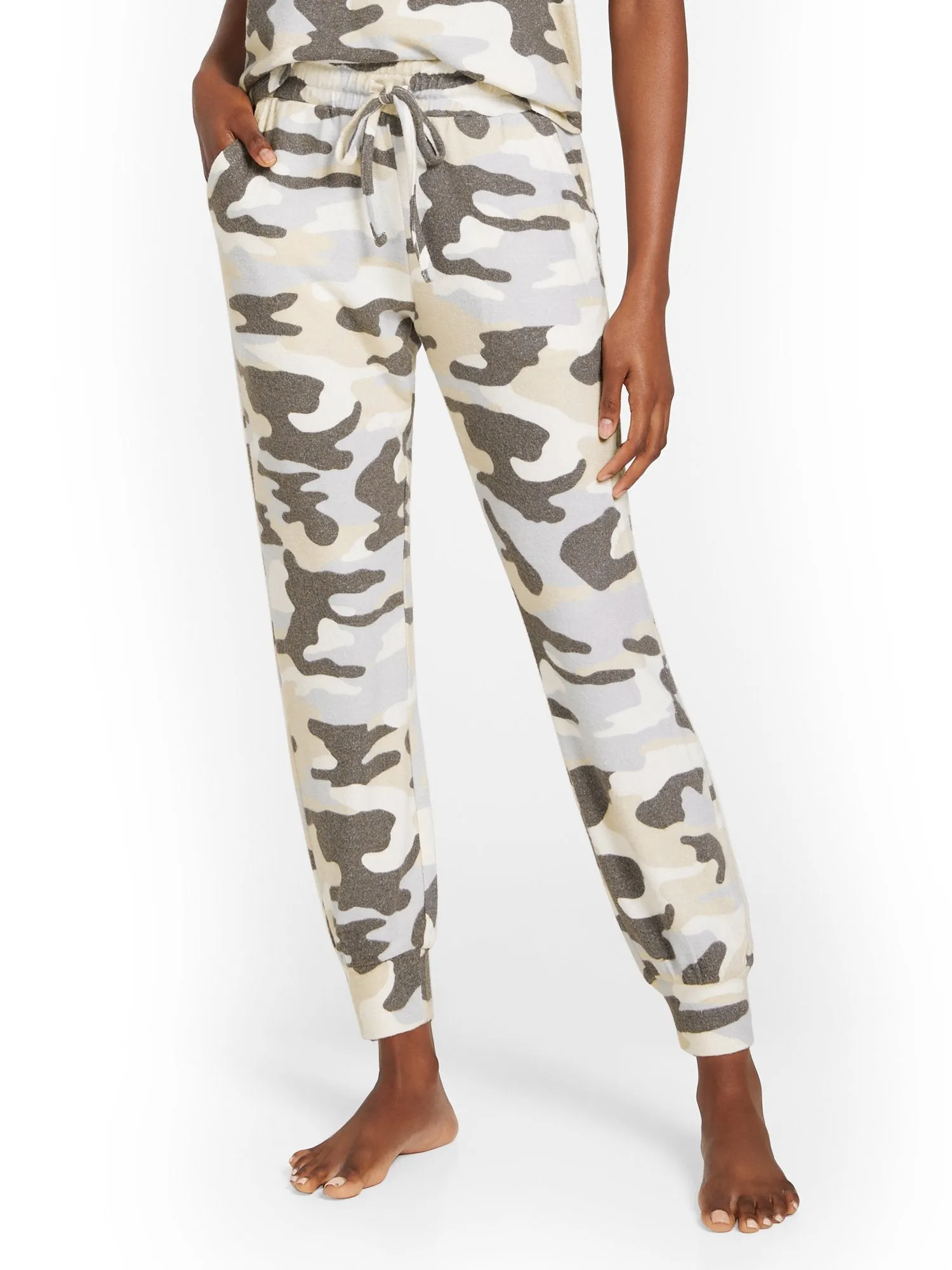 Super-Soft Knit Jogger Pant - Camo-Print