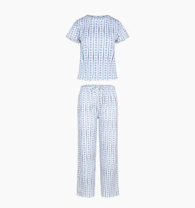 The Kelly Pajama Set - Snowflake