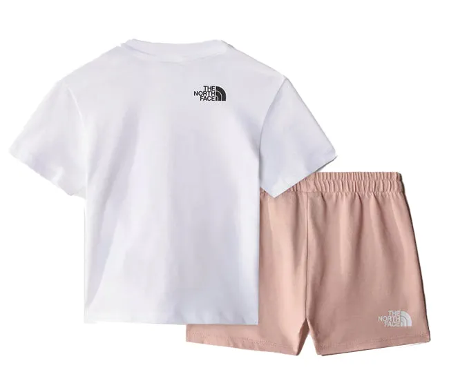 The North Face Infants Summer Set Pink Moss-White