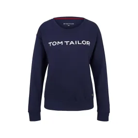 Tom Tailor Loungewear Sweatshirt - Navy Blue