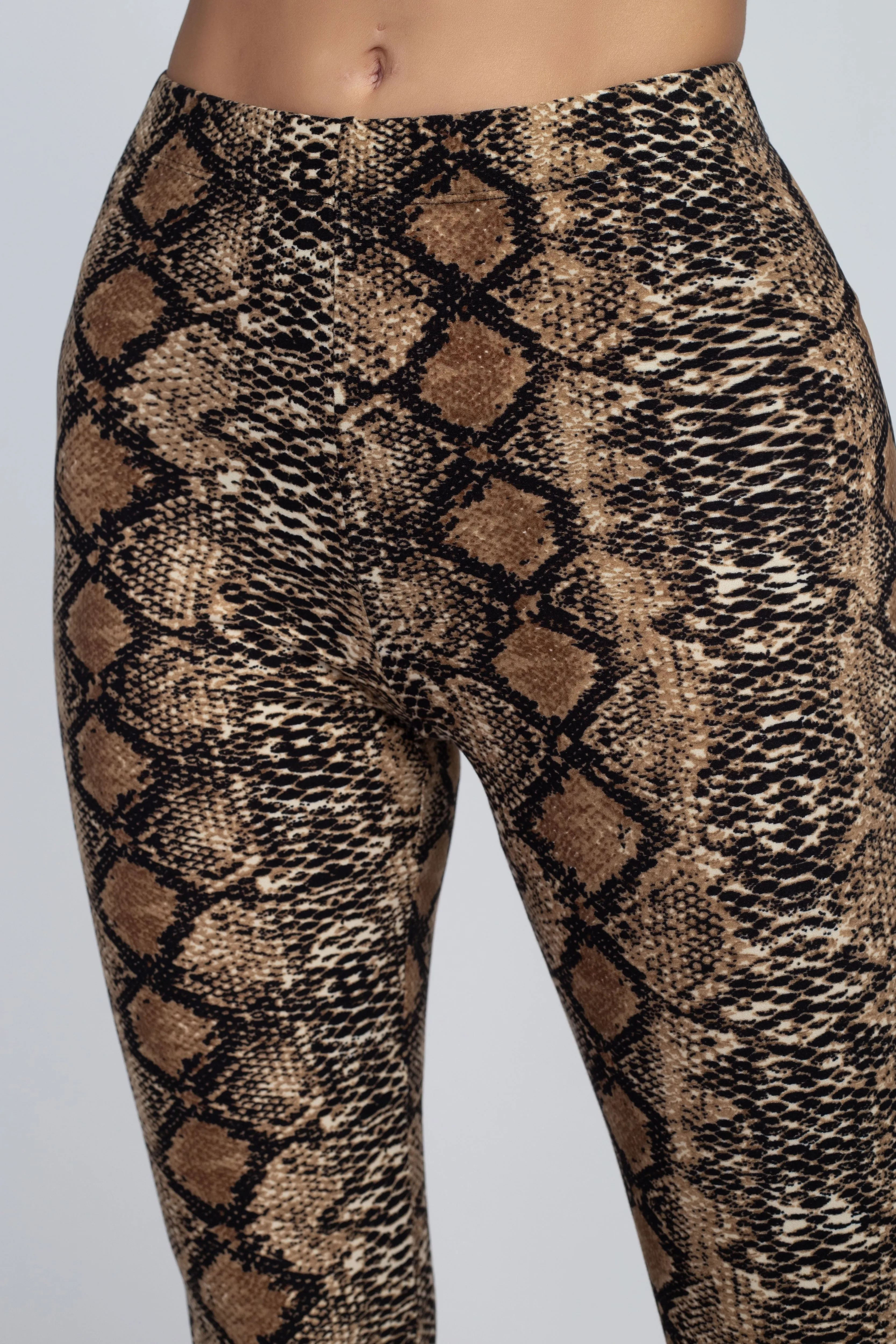 Ultra Soft Snakeskin Print Leggings