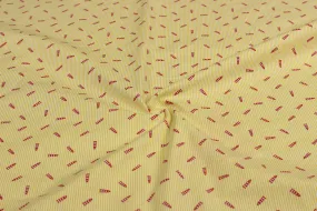 Yellow Cotton Poplin Fabric